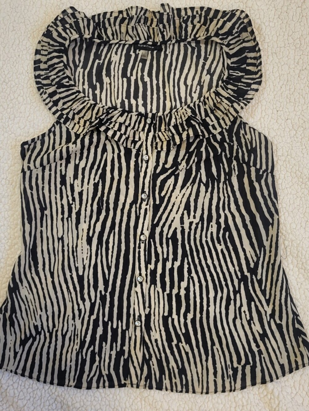 Womens Spense Sleeveless Blouse/ Tank Size Large